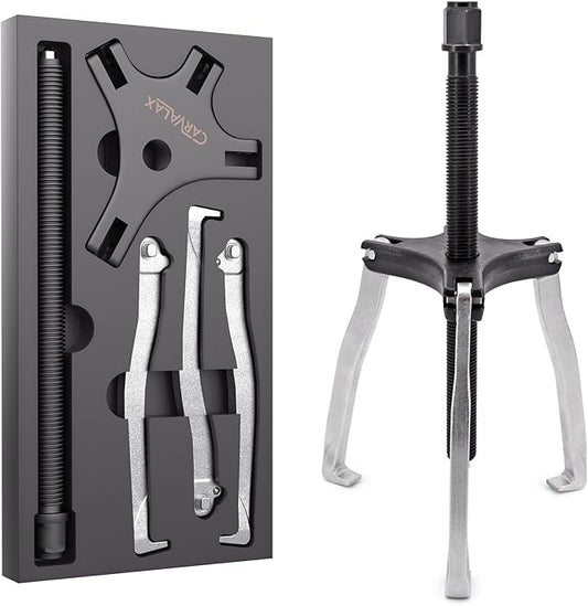 Gear Puller 7 Ton, Heavy Duty CR-V Steel 2 & 3 Reversible Jaw Bearing/Pulley Puller – Professional Automotive & Industrial Tool for Mechanics, DIYers