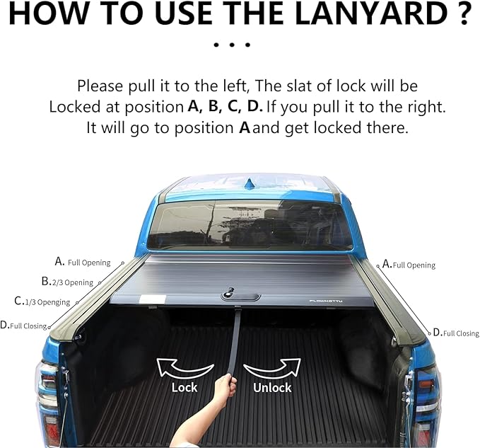 Retractable Hard Tonneau Cover Fits 2010-2025 Dodge Ram 2500 3500 Truck Bed | No Fit W/RamBox or Stepside Model/Multi-Function (Split) Tailgate (Ram 2500, 6.4 FT)