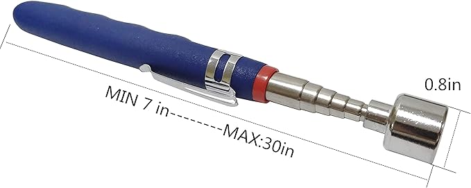 20lb Telescopic magnetic, flexible claw grabber pickup tool picker,spring claws with LED lights,magnetic pickup tool,grabber used to pick up Small items, small toys,garbage.