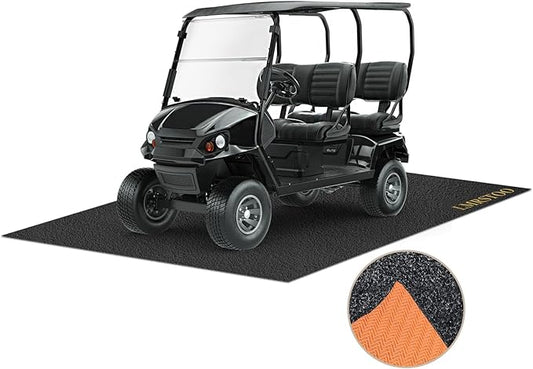 Oil Spill Mat Upgrade【8.5 x 6.6 Ft】 LMRSTOO Garage Floor Mats for Under Car Absorb Oil Quickly, Reusable, Washable, Waterproof Backing Absorbent Mat Protects Floors (3mm TPR Non-Slip)