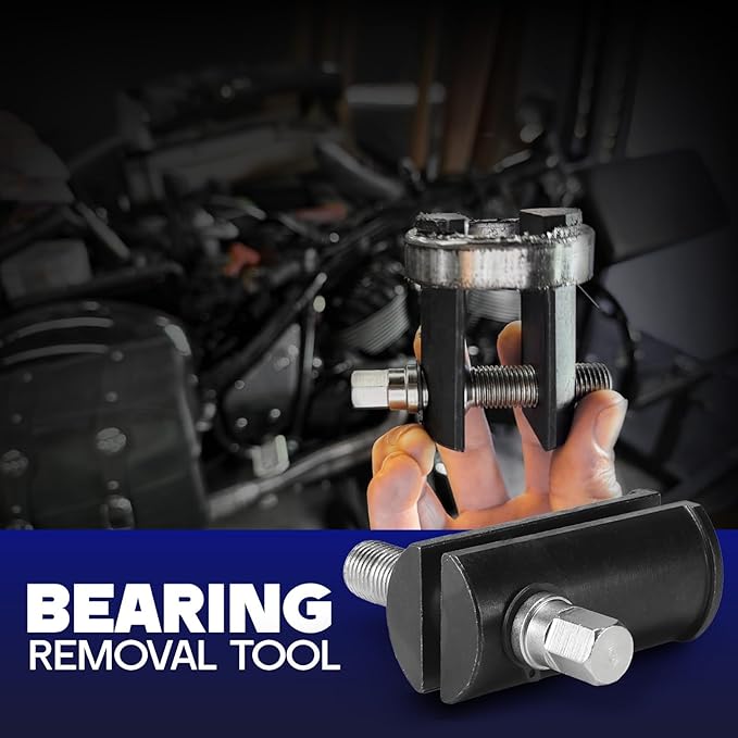 Motorcycle Steering Stem Bearing Race Removal Tool,Neck Bearing Race Puller,Bearing Puller,Bearing Removal Tool for 1-1/8in to 2-5/8in ID Races
