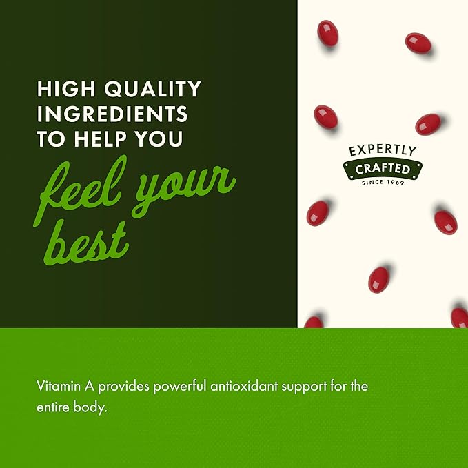 Swanson Beta-Carotene Vitamin A 25000 IU Softgels - Skin, Eye, and Immune System Health - Antioxidant Support - 7500 mcg (300 Softgels)