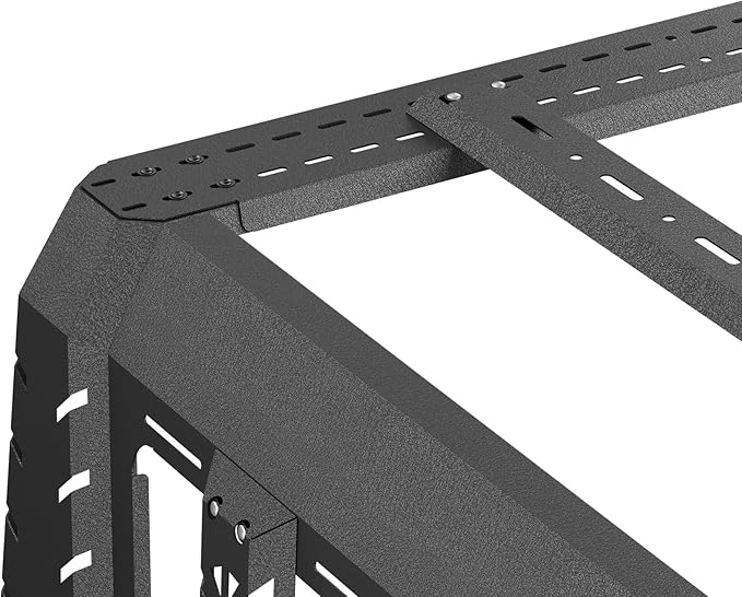 22" High Overland Bed Racks Truck Cargo Carrier Compatible with 2020-2026 Gladiator JT with LED Lights and Bed Rails, Full-Size Truck Rear Ladder Rack Back Cross Bars