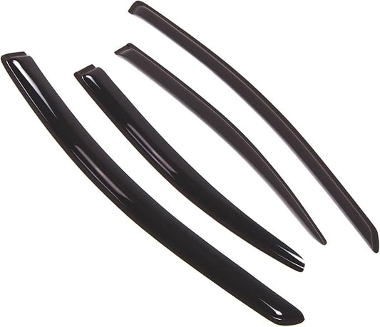 Tuningpros WD2-369 Dark Smoke 4 Pcs Set Window Visor (Outside Mount) Deflector Rain Guard Compatible with 2005-2010 Pontiac G6