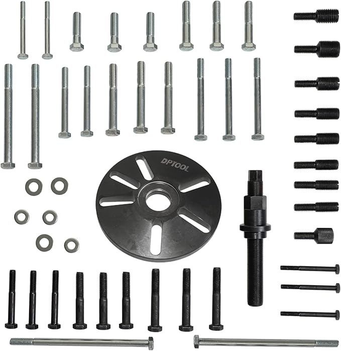Harmonic Balancer Puller Removal & Install Tool Kit Flywheel Remover Crankshaft Pulley Removal Steering Wheel Pulling Set