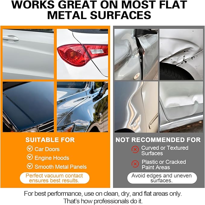 Car Dent Remover Tool for Car, Car Dent Puller Kit Auto Body Dent Remove, Suction Cup for Car Dent Repair Kit, Car Dent Removal Kit Body Repair Dent Removal Tools (4.7 inch)