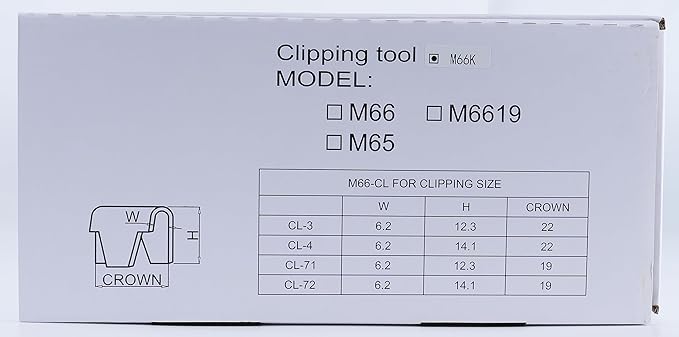 M66K Pneumatic Clinching Clipper, Air Power Clinching Tool Hartco Clipper Vertex Fastening Clipper, Industrial Clip Tool for Spring Mattress, Car Seat