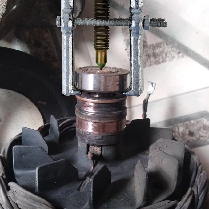 ChgImposs 3 Inch Two Jaw Bearing Puller Tool, Adjustable Carbon Steel Gear Pulley & Flywheel Remover Kit for Motorcycle, Car & Machine Use