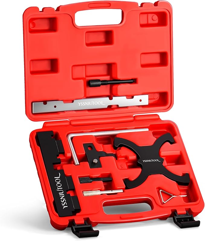 Engine Timing Tool Kit, Crankshaft and Camshaft Timing Belt Locking Alignment Tool Set Compatible with Ford Focus Escape Transit Volvo S60 S80 V60 V70 More for 1.5L 1.6L VCT Engines