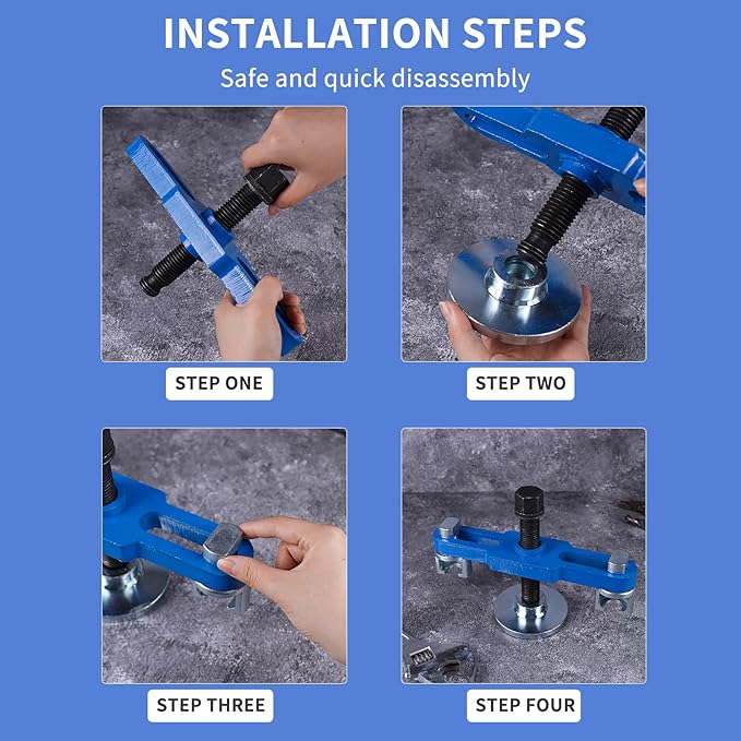 Rear axle hub Puller, hub Removal Tool, Heavy-Duty Drive axle hub Bearing Puller, Suitable for 6-8 Transport Trucks and Equipment, Making Maintenance Work Easier and Faster