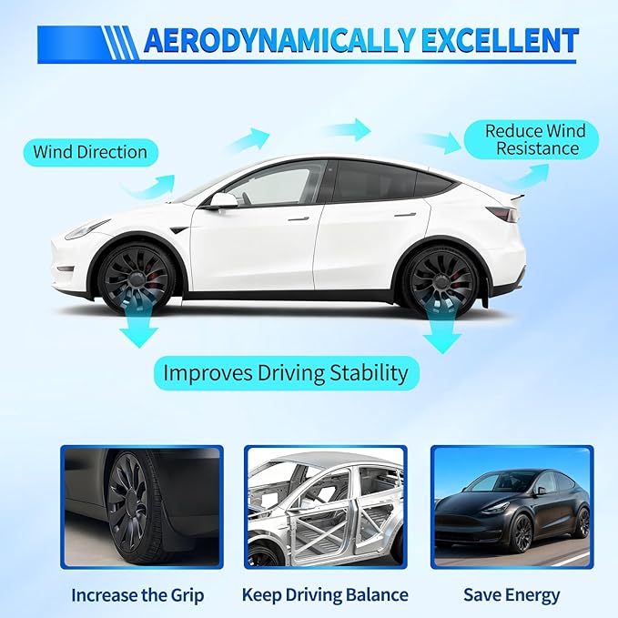 Nilight Spoiler Fit for Tesla Model 3 2017-2023 Spoilers for Cars Rear Spoiler Wing Sporty Appearance Rear Trunk Lip Exterior Accessories No-Drill Installation ABS Carbon Fiber Pattern, Glossy Black