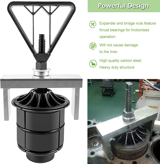 J45876 Cylinder Pack Liner Puller Remover Tool J-45876 for Detroit Diesel 60 Series 12.7L 14L EGR MTU S2000 DD13 DD15 DD16 Heavy Duty Truck Engines Replaces for 5875