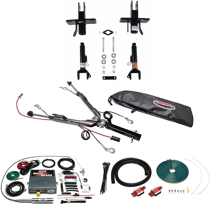 Roadmaster Sterling All-Terrain Tow Bar and Baseplate Combo with Diode Wiring Kit for LED Bulbs & Invisibrake System fits 2021 2024 Bronco with Metal Bumper | Includes Decal
