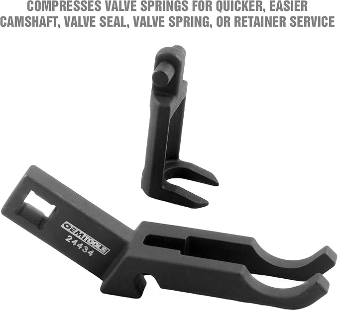 OEMTOOLS 24434 Ford Valve Spring Compressor for 2-Valve Engines, Valve Spring Removal Tool Services Lincoln and Mercury Vehicles with 2V V8 Engines, Black