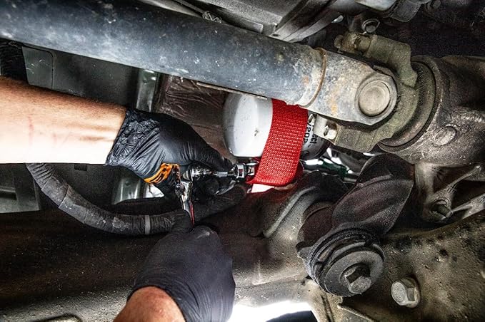 GEARWRENCH Heavy-Duty Oil Filter Strap Wrench | 3/8" & 1/2" Drive | 3529D