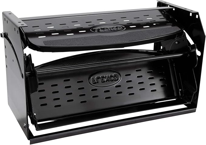 RecPro RV Steps 24" Step in Black | RV Stairs | RV Exterior Steps | Camper Steps (Triple)