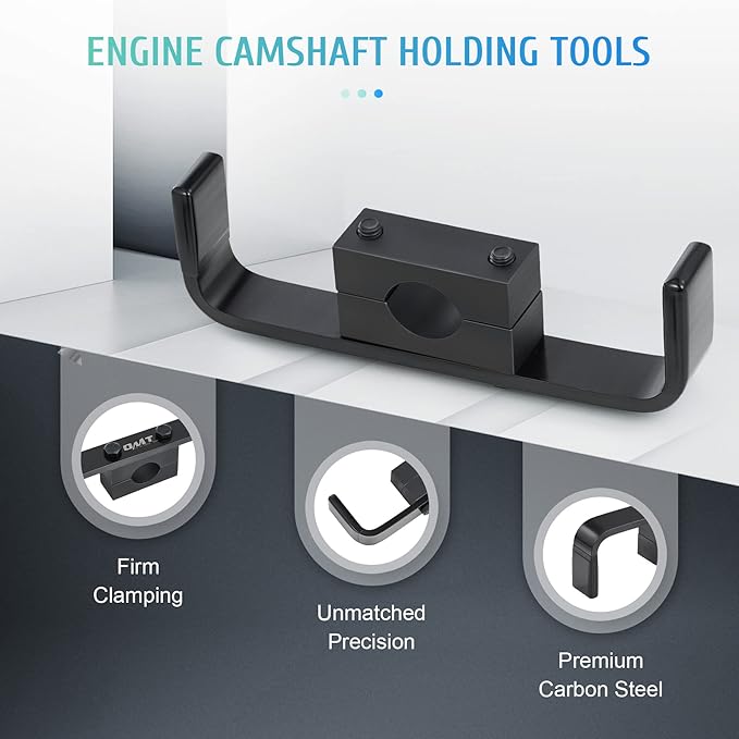 Orion Motor Tech Camshaft Holding Tool Kit with Valve Spring Compressor, Crankshaft Positioning Tool, 4pc Camshaft Alignment Timing Tool Set Compatible with Ford 4.6L 5.4L 6.8L 2V 4V Engines