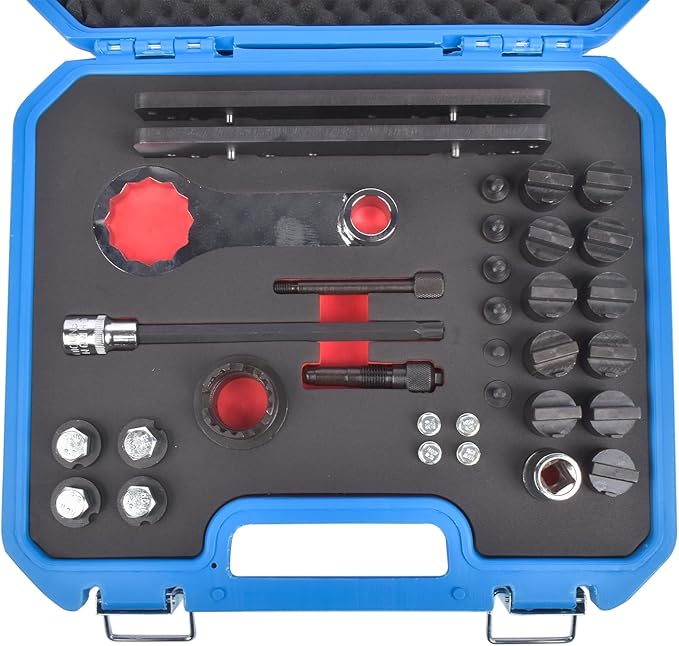 EA839 Engine Camshaft Timing Tool Kit T40331 Replacement for Audi A4 Porsche 2.9T 3.0T Hybrid Version T90002 Camshaft Locking Device Tool