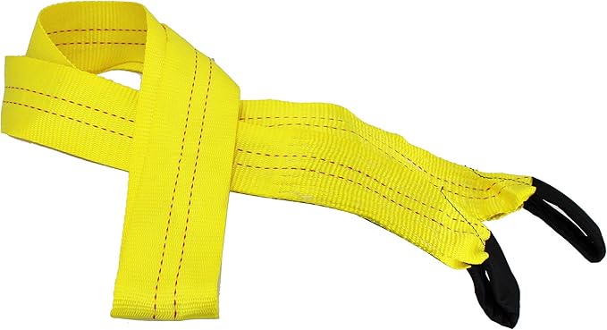 HFS(R) Yellow Tree Saver, Winch Strap, Tow Strap 30,000 Pound Capacity (3X8FT)
