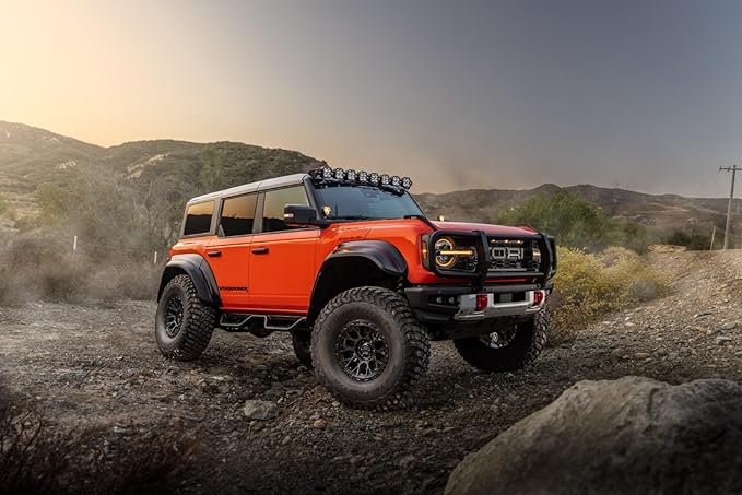 Vorsteiner Offroad VR-605BL 17X9 Coal Black Truck Wheel Set fits Ford F-150/F-150 Raptor/Bronco Raptor 2010+ (5 Wheels Included)