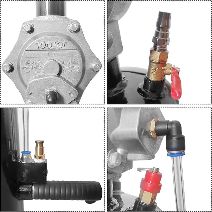 Tire Bead Seater,2.1 Gallon/8L Portable Air Tire Bead Trigger Seating Inflator,87-116 PSI Operating Pressure Tire Inflator Tool for Tractor Truck ATV Car and Automobile Repair