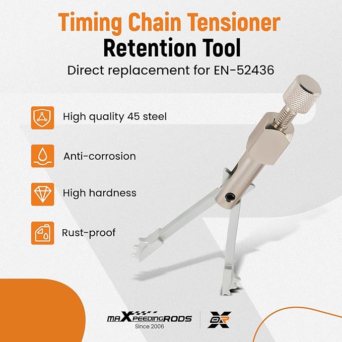 maXpeedingrods EN-52436 Timing Chain Tensioner Retention Tool for Buick Angkewei 2.0 LSY, for Cadillac XT4 2.0LT LSY 2019+, for GMC Sierra 2.7LT L3B 2019+, for Chevrolet Silverado 2.0LT RPO LSY