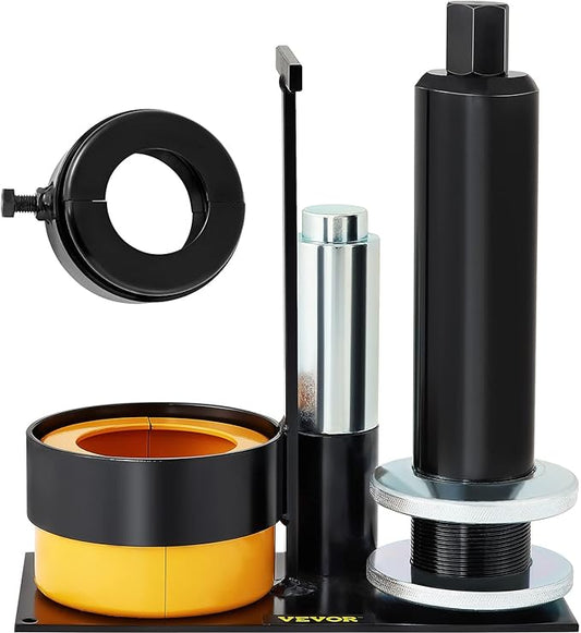 VEVOR Carrier & Pinion Bearing Puller, Compatible with Dana 30, 40, 60, 70, Ford 9" Bearings, Pinion Puller Tool with 2 Clamshells, 45# Steel Clamshell Carrier Bearing Puller for Auto Repair