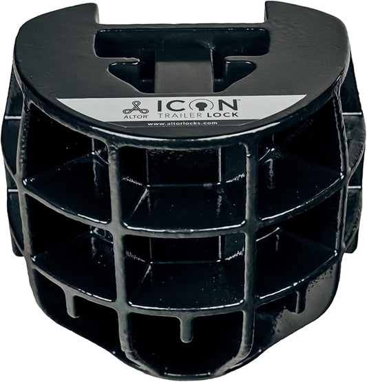 Altor ICON Trailer Lock for 2 inch couplers | Secures high Value Utility Trailers/Travel Trailers/RV/Boat/Toy Haulers