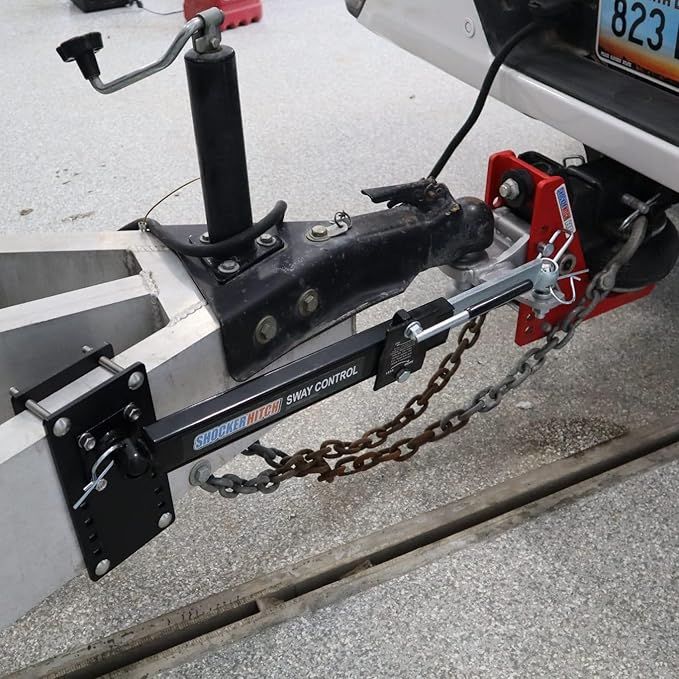 Shocker Clamp on Trailer Frame Mount Bracket Kit for Sway Control Friction Arm Bar