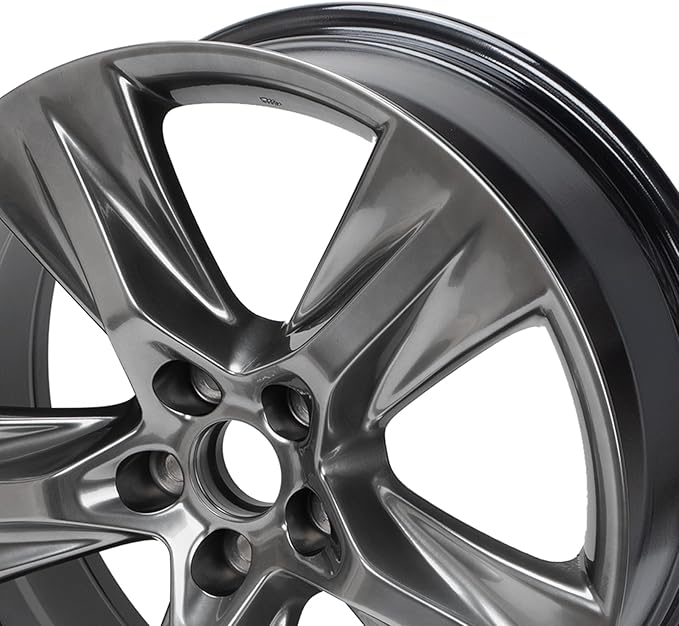 New 18" x 8.5" Aluminum Alloy Replacement for OE Wheel Rim Compatible with E-Class 2014–2017 E250 / E300 / E350 –Fits for Front and Rear Wheel, Machined Gray