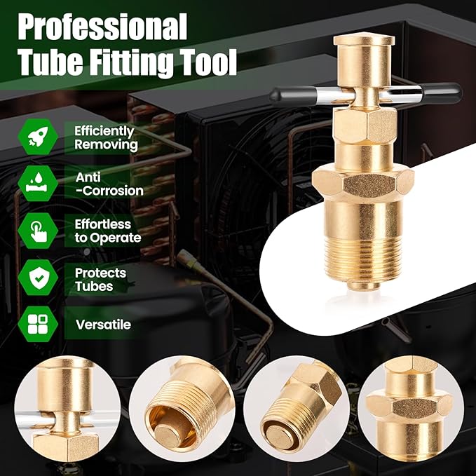 Super Stars Olive Removal Tool for 1/2 and 3/4 in NPT Compression Sleeve – Heavy Duty Ferrule Puller for Plumbing Repair