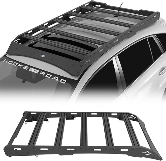 Hooke Road Crosstrek Roof Rack Aluminum Cross Bars for 2013-2017 Subaru XV Crosstrek, 330 LBS Load Capacity Rooftop Cargo Basket, Luggage Carrier Rails for Overlanding Trip Gear