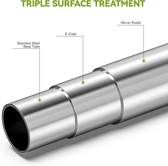 AUTOSAVER88 Bull Bar Compatible for Ford 2004-2023 F150 F-150, Push Front Bumper Grill, Bull Bar w/3" Tube,Stainless Grille Guard with Skid Plate Chrome
