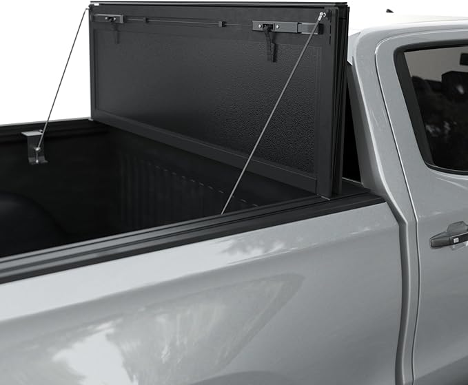 Low Profile Flip Up Truck Bed Tonneau Cover Fits 2005-2022 Nissan Frontier 5' Bed (60")