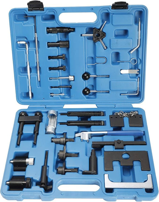 8MILELAKE Engine Belt Adjust Locking Timing Tool Kit Compatible for Audi VW VAG Petrol Diesel Set