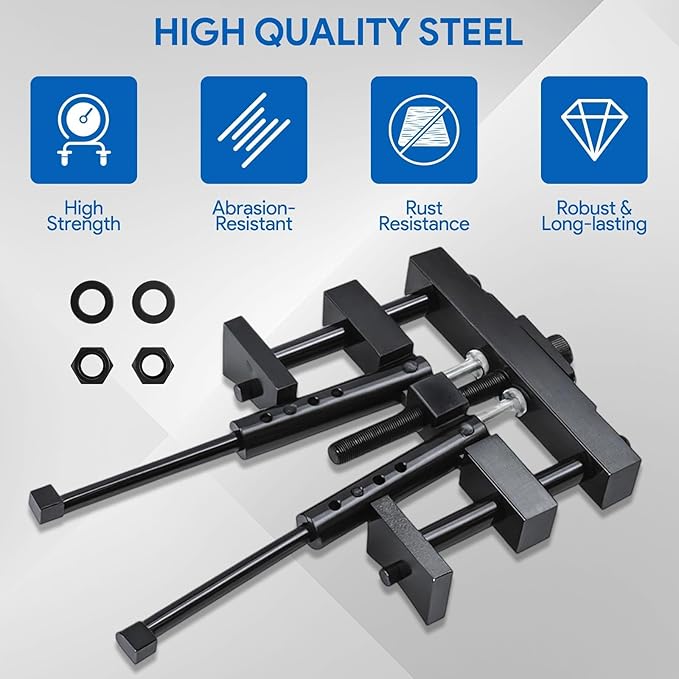 Universal Cylinder Liner Puller, Fit Mack Cummins CAT Caterpillar Works on Wet Liner from 3-7/8”to 6-1/4”Bore, Diesel Engine Cylinder Liner Removal Tool, Replace for OEM PT-6400-C 3376015 M50010-B