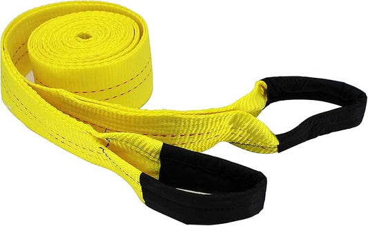 HFS(R) Yellow Tree Saver, Winch Strap, Tow Strap 30,000 Pound Capacity (3X20FT)