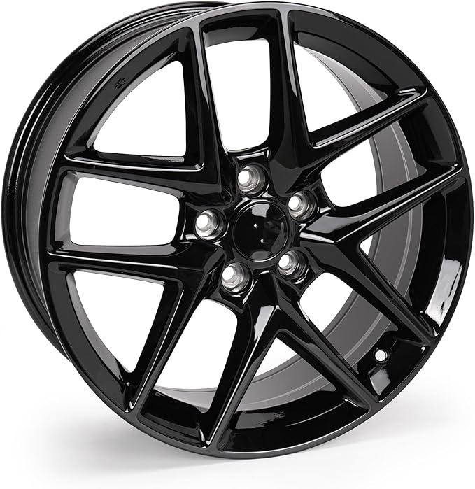 New 18" x 8" Aluminum Alloy Replacement for OE Wheel Rim Compatible with Honda Civic 2016-2024, Gloss Black, PCD 5x114.3, Set of 4