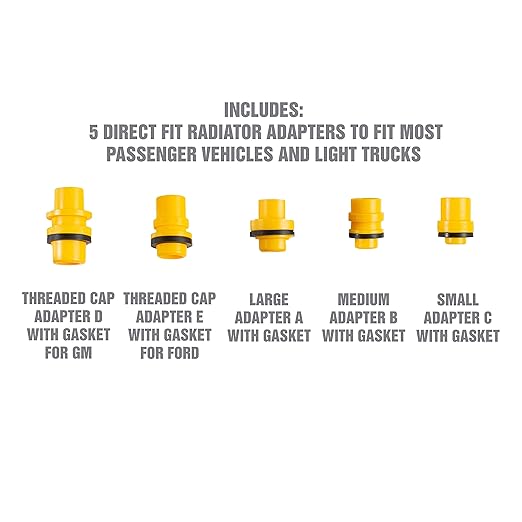 OEMTOOLS 87045 No Spill Coolant Filling Funnel Kit with Coolant Tester, No Spill Coolant Funnel Kit, Coolant Tester Kit