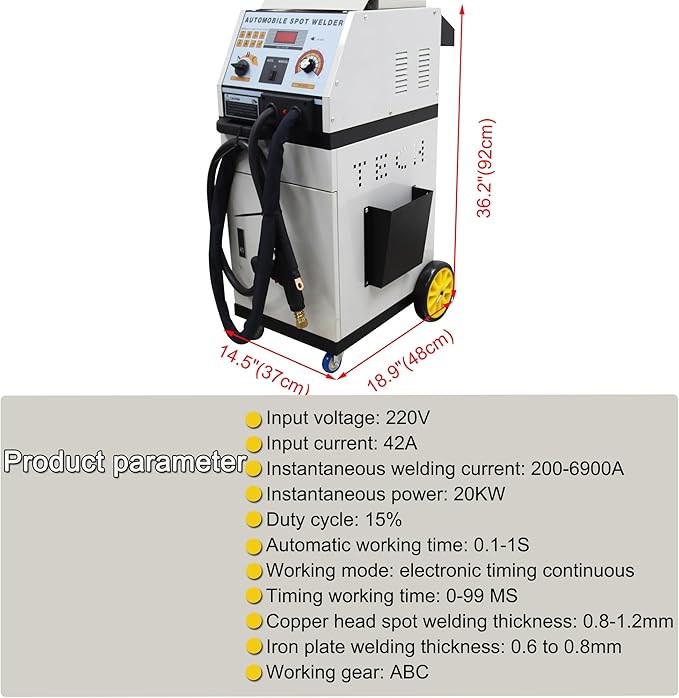 Steel Dent Pulling Machine Car Repair Spot Dent Puller Cabinet Type Auto Body Dent Pull Tool 220V