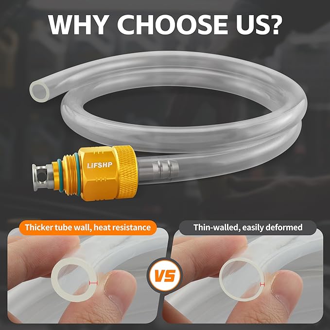 Oil Filter Drain Tool,Aluminum Alloy Upgraded Large Hole and Thickened Tube for Toyota, Lexus, Scion 2.0L - 5.7L Vehicles with Cartridge Style Filter System-Gold