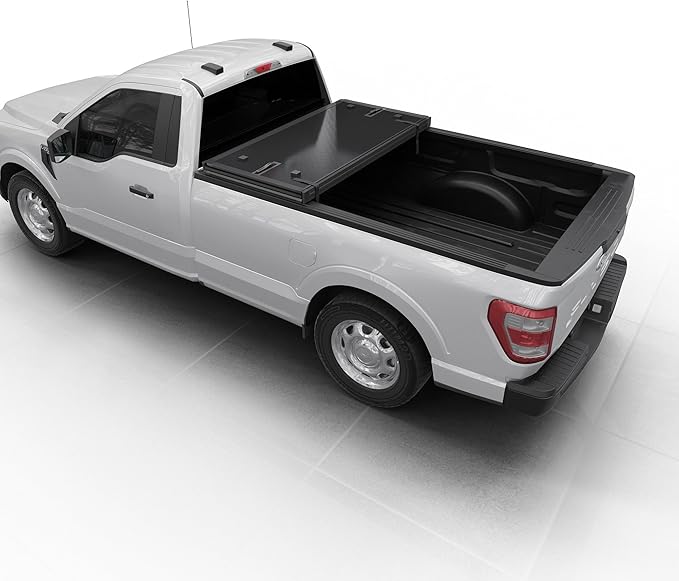 Hard Folding Truck Bed Tonneau Cover|HTF018|Fits 2015-2024 Ford F-150 8FT Bed (98")