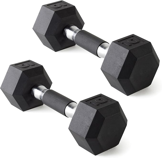 CAP Barbell Coated Dumbbell Weight | Multiple Options Pairs & Sets
