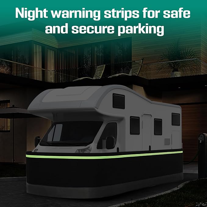 Rv Skirting for Travel Trailer Rv Skirt Iron Mesh at The Bottom Rv Covers, Easy Installation Skirting for Mobile Home Exterior, Rv Winter Skirting Thickening (38 in Tall, 112 FT)