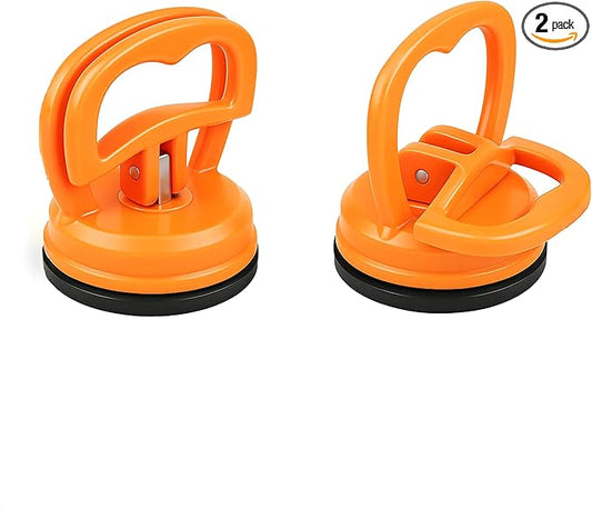 2 Pack Car Dent Puller Suction Cups – Heavy Duty Dent Remover Tools for Car Body Repair, Glass, Tiles, Mirror, Screen Lifting and Handling