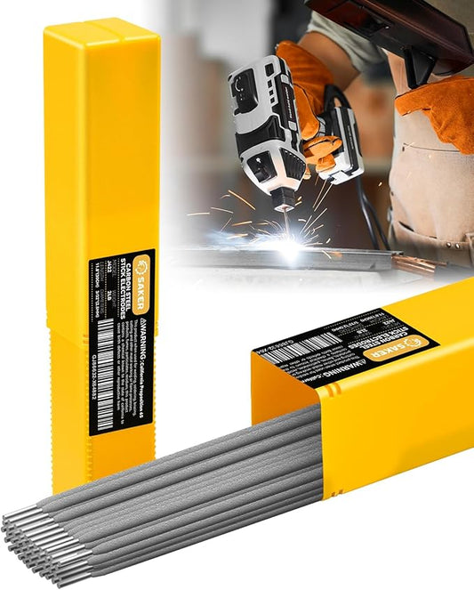 Saker E6013 Welding Rod 3/32'' 2-Pound Carbon Steel Stick Welding Electrodes