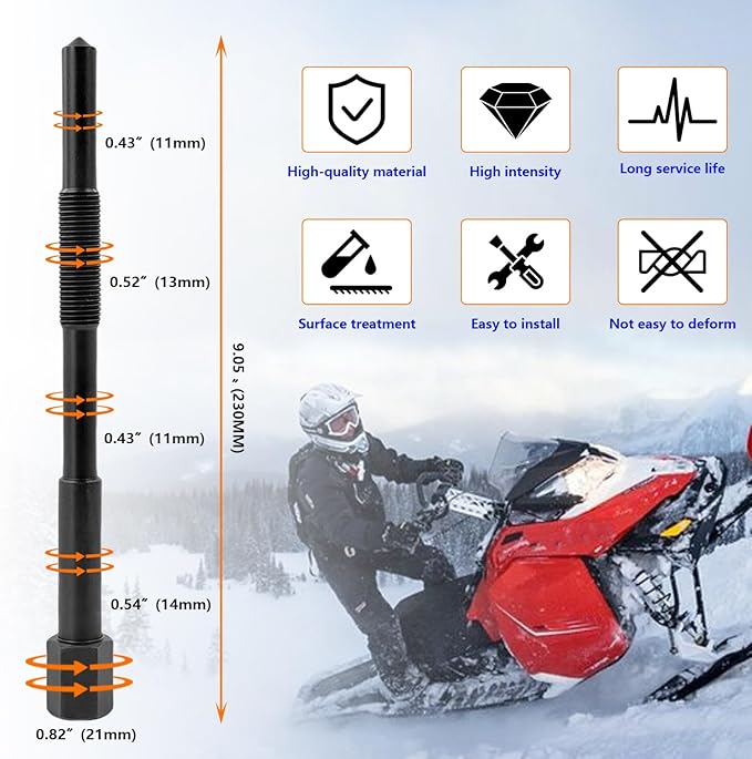 Primary Clutch Puller Compatible with 88-17 Ski-Doo Snowmobile Expedition Formula Freeride Grand Touring Summit 500 600 670 700 800 TRA Models OEM#529022400 529000063