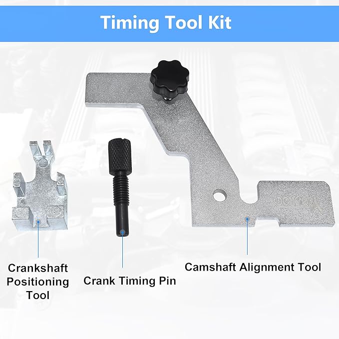 303-748, 303-1521, 303-1565 Timing Tool Kit, Compatible with Ford 2.0L 2.3L EcoBoost Engine