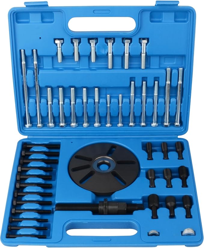 DAYUAN Harmonic Balancer Puller Removal & Installation Tool Kit Flywheel Remover Crankshaft Pulley Removal Steering Wheel Pulling Set