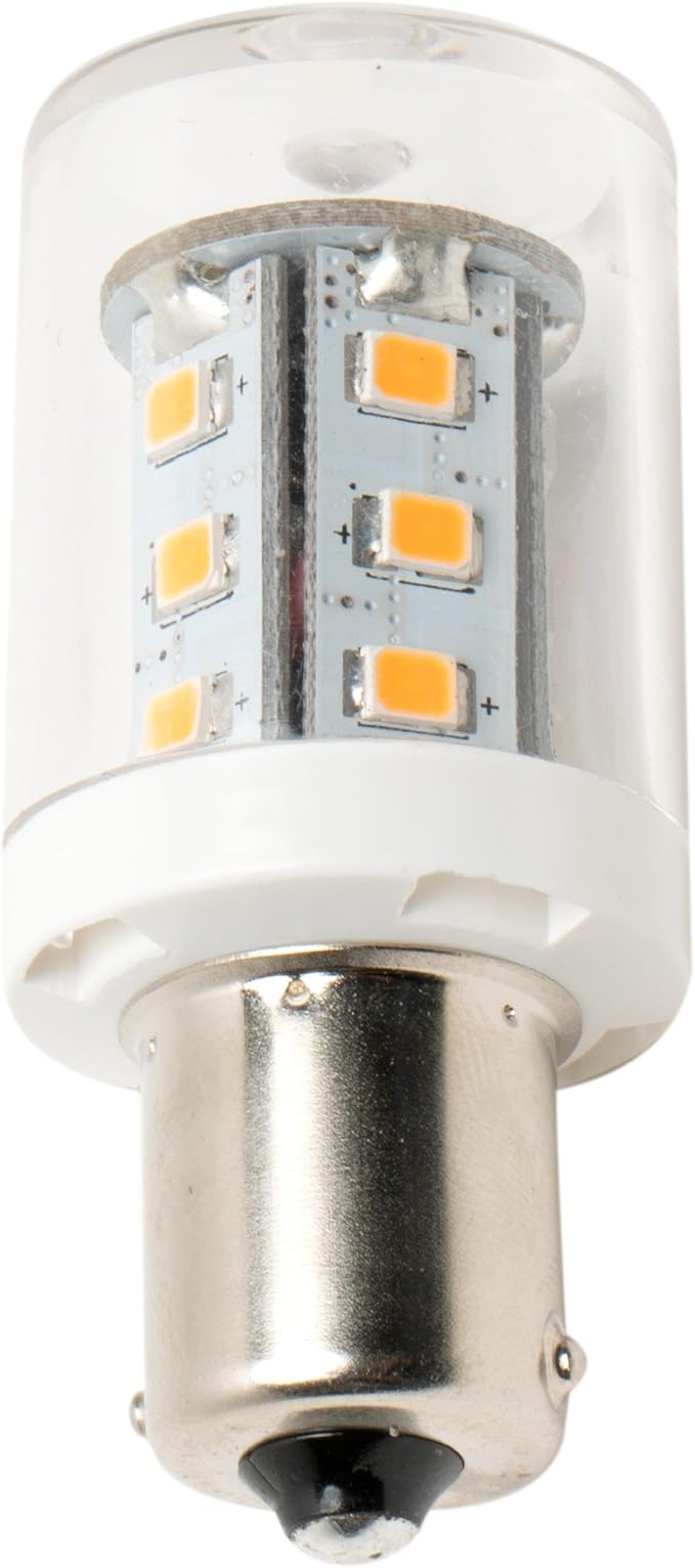 Leisure LED 18SMD 12 Volt Replacement LED Bulb, 12V 1141/1156 Interior Lighting RV Light Bulbs for Trailer Motorhome 5th Wheel, Marine Boat Dome Light Replacement (Warm White, 4-Pack)